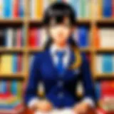 Cover art of Get Schooled manga featuring the main character in a dynamic pose