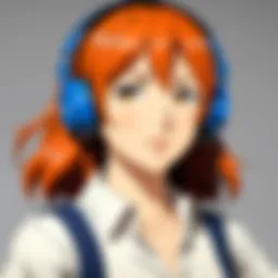 A focused individual practicing voice lines in a soundproof studio