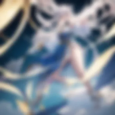 Ethereal Fusion of Anime and LED Artistry Intricate Anime-Inspired LED Light Display