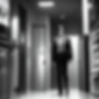 Enigmatic Film Noir Scene Enigmatic Film Noir Scene