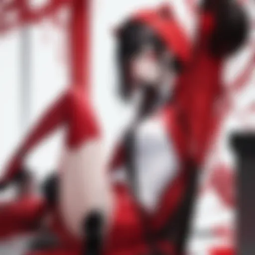Elegant depiction of the main protagonist in a Kakegurui poster