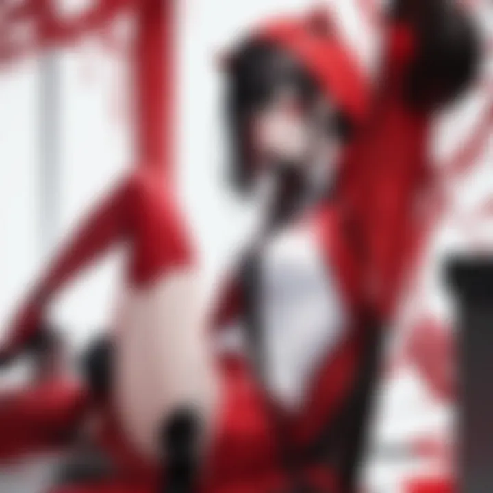 Elegant depiction of the main protagonist in a Kakegurui poster