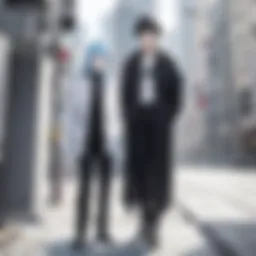 A captivating visual representation of the anime's protagonist in a moment of introspection.
