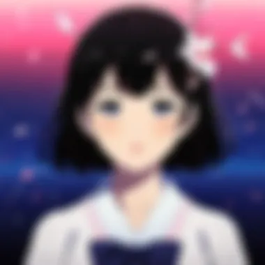 Emotional Tension in Kuzu no Honkai A moment of emotional tension between two central characters in Kuzu no Honkai.