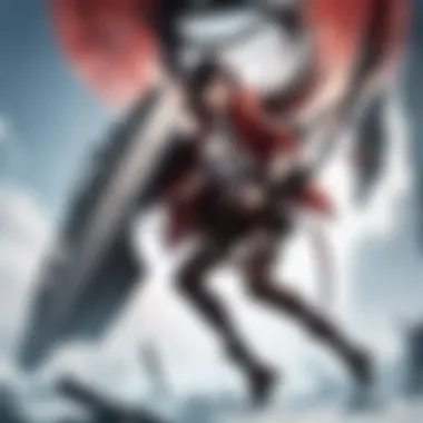 Epic Clash of Titans Majestic Titan Battle Scene