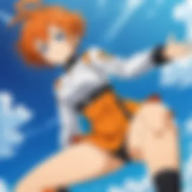 A user enjoying anime on a digital device