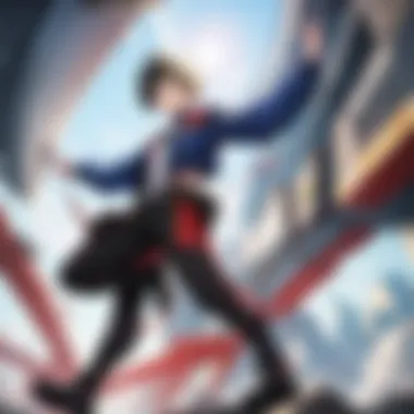 Digital Art Masterpiece of My Hero Academia Characters Ethereal depiction of iconic My Hero Academia characters in a digital art masterpiece