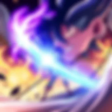 Epic Battle in Ultra Impact Epic battle scene showcasing characters from My Hero Academia: Ultra Impact