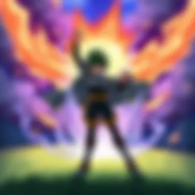 Fans Enjoying Ultra Impact Fans engaging with My Hero Academia: Ultra Impact on mobile devices