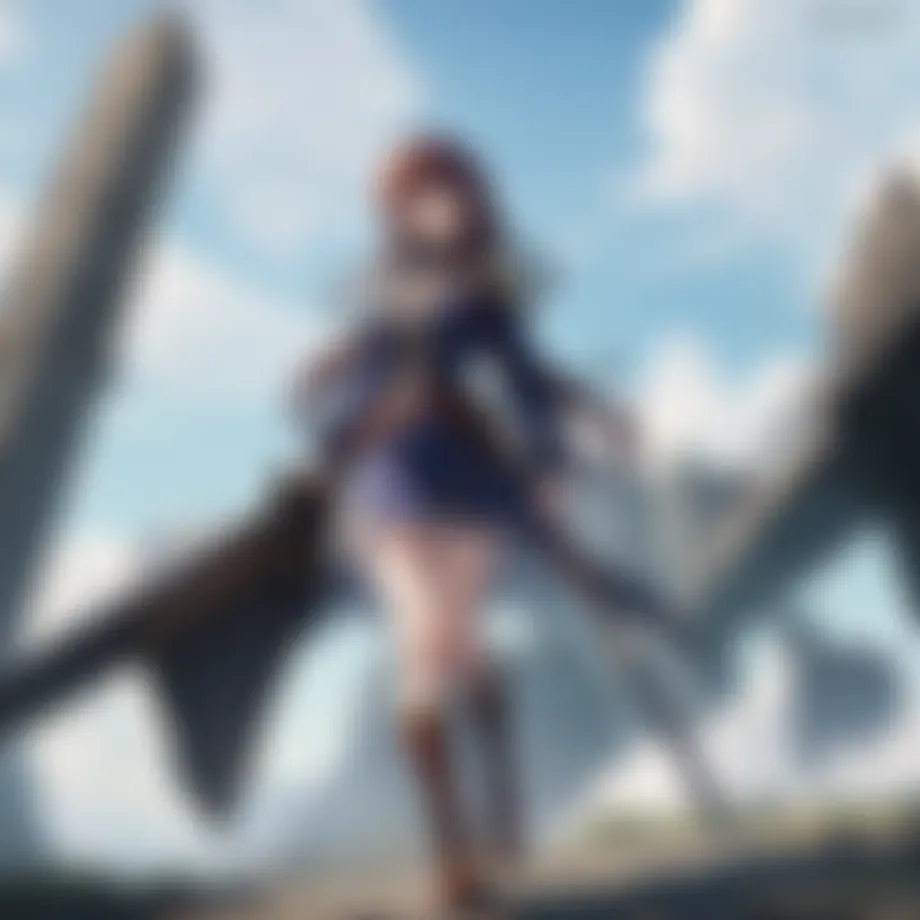 Naofumi facing a formidable foe