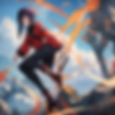 Vibrant Depiction of Naruto Shippuden Characters Artistic portrayal of Naruto Shippuden characters