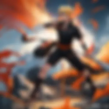 Naruto Uzumaki in Epic Battle Stance Naruto Uzumaki in Epic Battle Stance