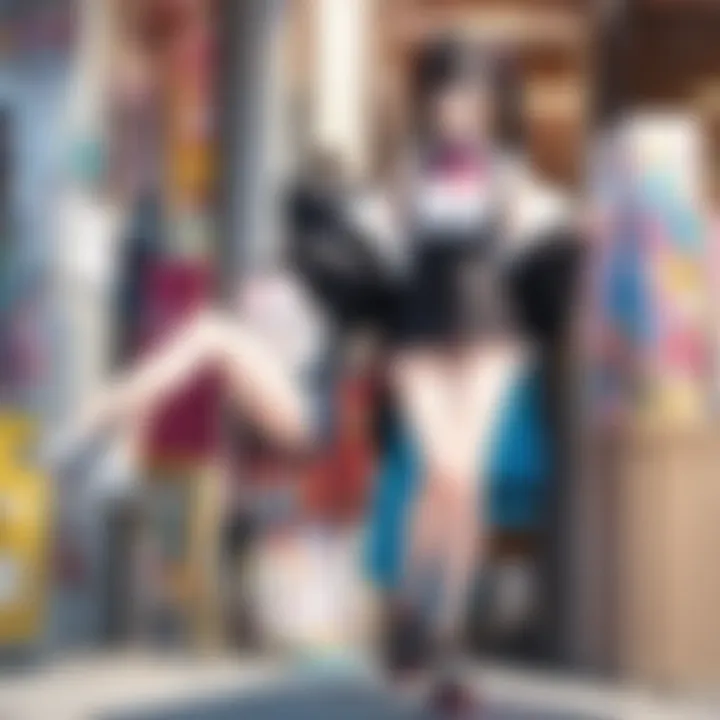 Limited edition anime shoe showcasing artistic illustrations