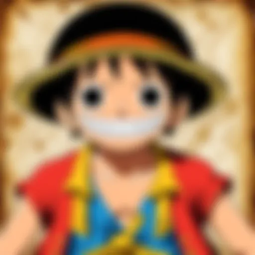 A visual representation of the One Piece anime logo emphasizing its iconic appeal.