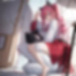 A beautifully designed otaku pillow showcasing a popular anime character.