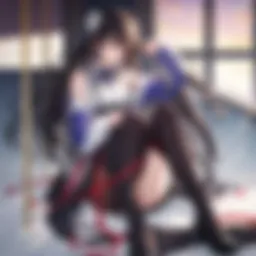 Artistic representation of Saekano plot intricacies