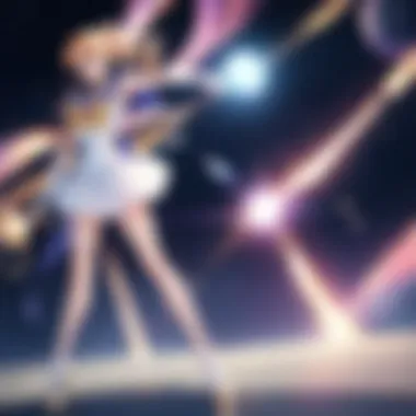 Epic Battle Scene with Sailor Moon