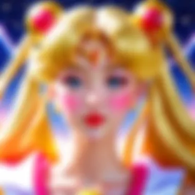 Fan artwork celebrating Sailor Moon beauty trends