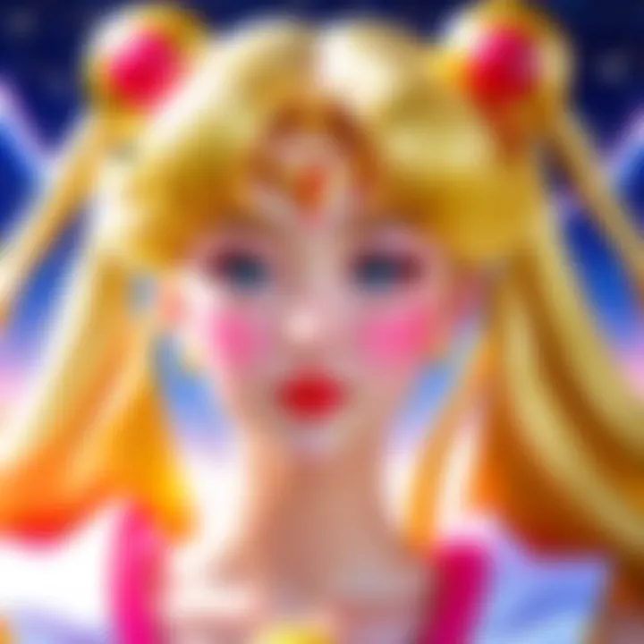 Fan artwork celebrating Sailor Moon beauty trends