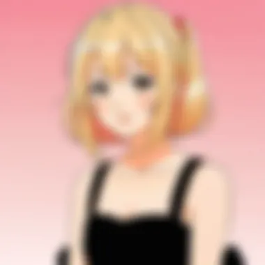 User-Friendly Interface of a Shoujo Manga App An interactive interface of a popular shoujo manga app on a smartphone
