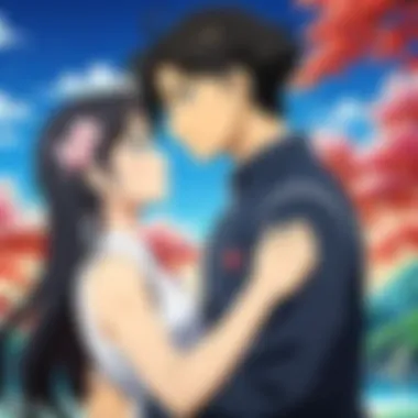 Embracing Self-Love in Anime Symbolic representation of self-love in an anime scene