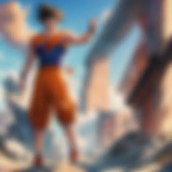 A visual representation of Goku's transformation, symbolizing growth and resilience.