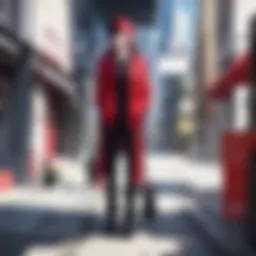 A captivating scene from 'The Devil is a Part-Timer' showcasing the protagonist in a modern setting.