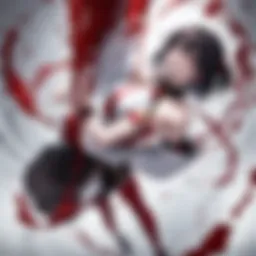 Symbolic representation of blood in anime narratives