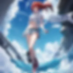 A PlayStation console surrounded by anime memorabilia