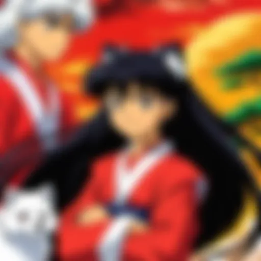 Key characters from Inuyasha showcasing their relationships