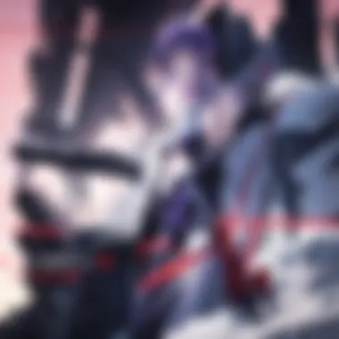 Exploring Themes and Narrative Structure in the New Evangelion An abstract representation of the film's thematic elements and narrative structure.