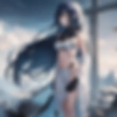 The Titans' Menace: A Haunting Landscape A dramatic scene showcasing Titans towering over a devastated cityscape