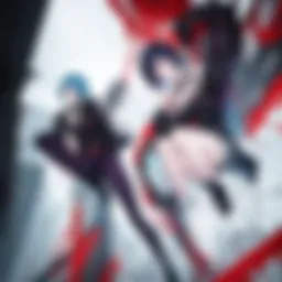 Tokyo Ghoul anime poster showcasing main characters