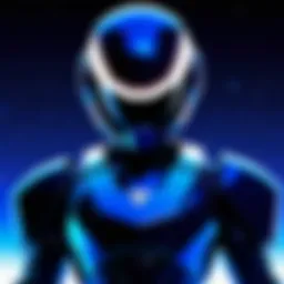 Toonami's iconic logo displayed with a cosmic background