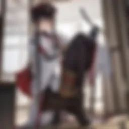A visual representation of Toji's historical origins in anime.