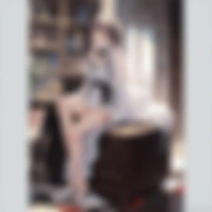 Mysterious Meeting at a Vintage Bookstore
