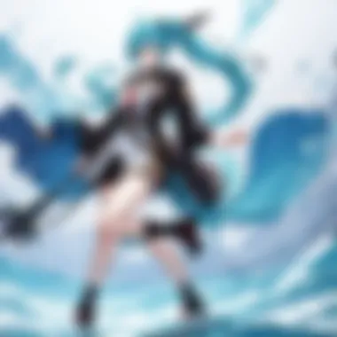 Vibrant Anime Character Art Vibrant anime character art