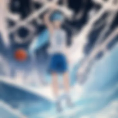 Close-up of the main character Kuroko Tetsuya