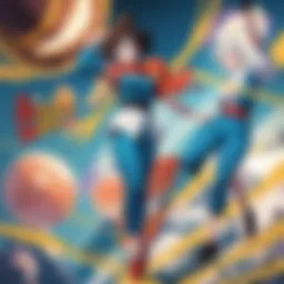 A vibrant Dragon Ball franchise poster featuring iconic characters