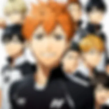 Streaming platforms showcasing Haikyuu