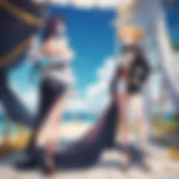An expansive view of the vast Grand Line with iconic One Piece characters sailing.