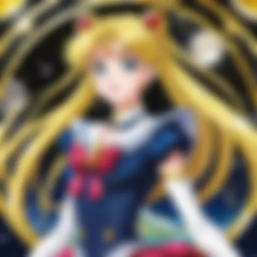 Cover art of Sailor Moon Crystal showcasing the main characters